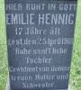 Emilie Hennig, d. 25.04.1908
